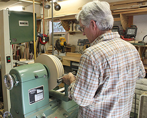 Woodworker Gene Kelly at Work